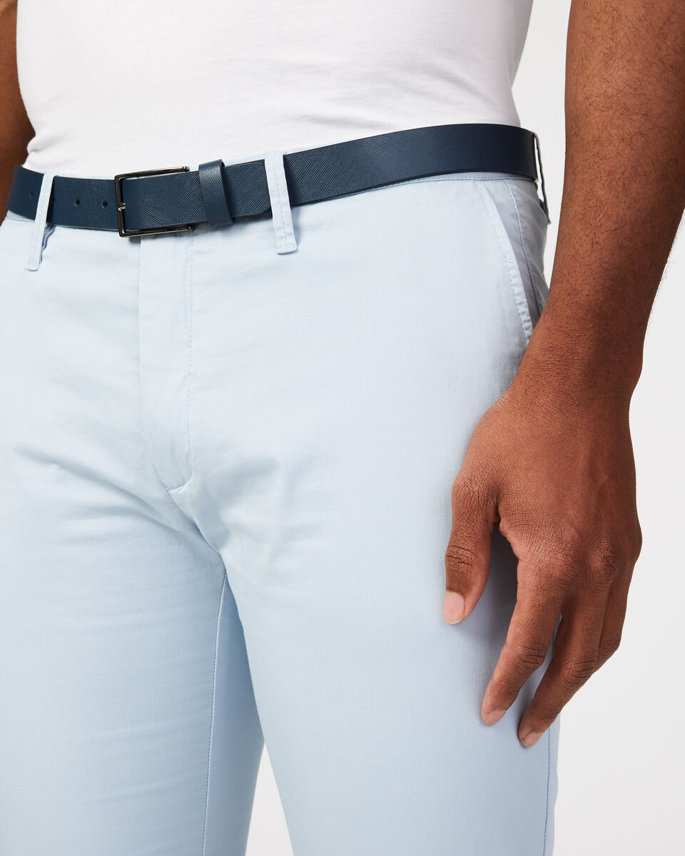 Slim Stretch Cotton Chino, Light Blue, hi-res